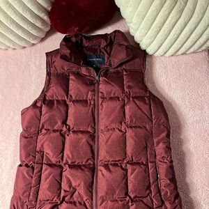 Lands End down Vest - (M)